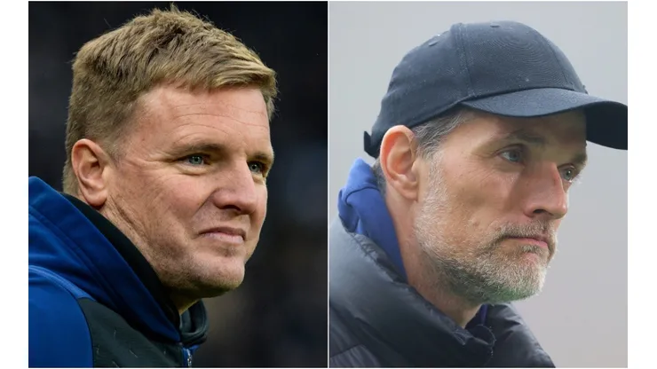 Newcastle coach Eddie Howe (left) and Chelsea manager Thomas Tuchel.