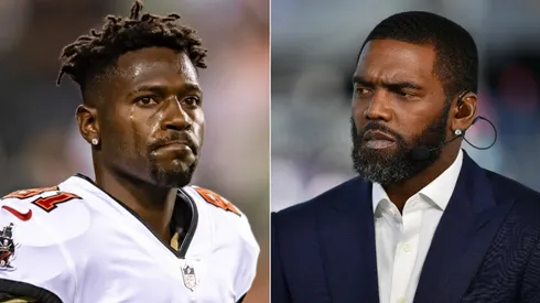Antonio Brown (left) & Randy Moss