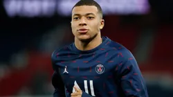 Forward Kylian Mbappé of PSG