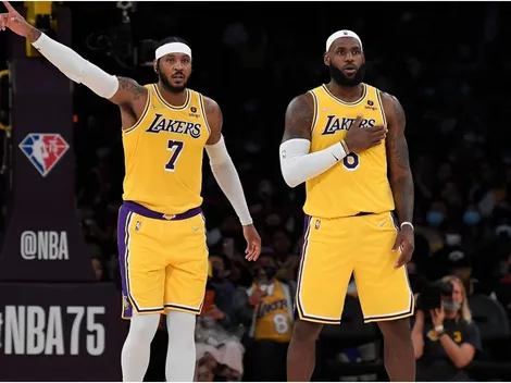 Carmelo Anthony’s induction to the Hall of Fame draws special, five-word reaction from LeBron James