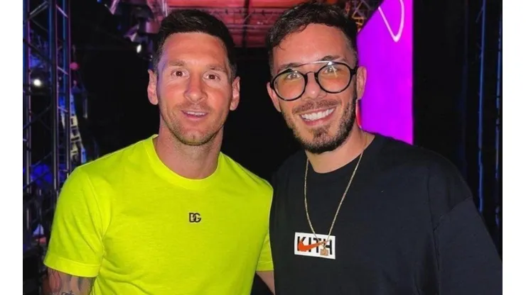 Lionel Messi and Fer Palacio
