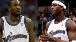 Gilbert Arenas (left) & Kwame Brown