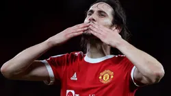 Edinson Cavani of Manchester United.