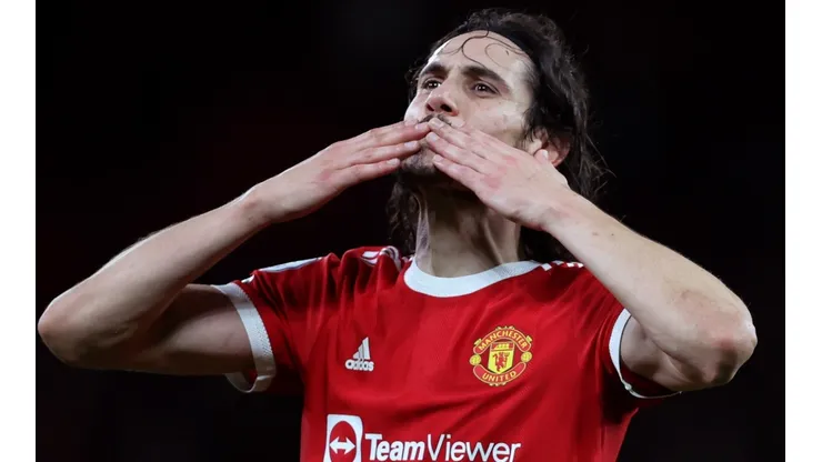 Edinson Cavani of Manchester United.