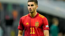 Ferran Torres of Spain looks on
