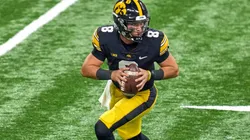 Iowa Hawkeyes quarterback Alex Padilla.