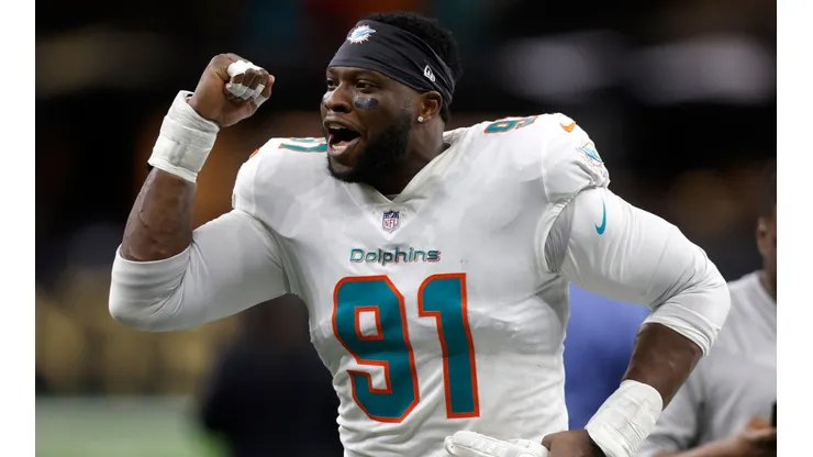Emmanuel Ogbah of the Miami Dolphins.