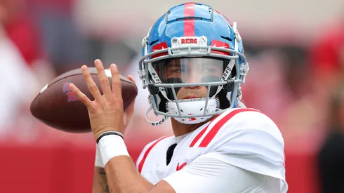 Ole Miss Rebels quarterback Matt Corral.