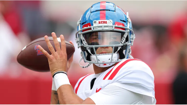 Ole Miss Rebels quarterback Matt Corral.