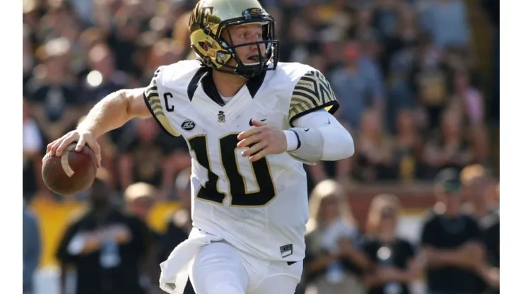 Quarterback John Wolford of Wake Forest