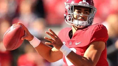 Quarterback Bryce Young of Alabama Crimson Tide