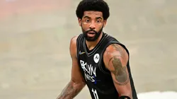 Kyrie Irving in action with the Nets last season.