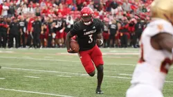 Quarterback Malik Cunningham of Louisville Cardinals