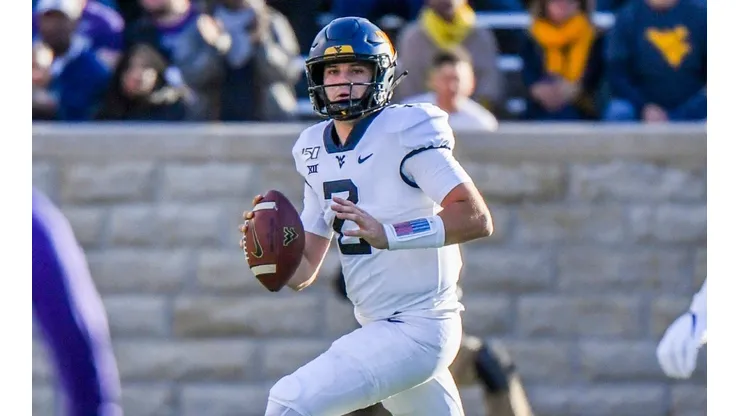Quarterback Jarret Doege of West Virginia