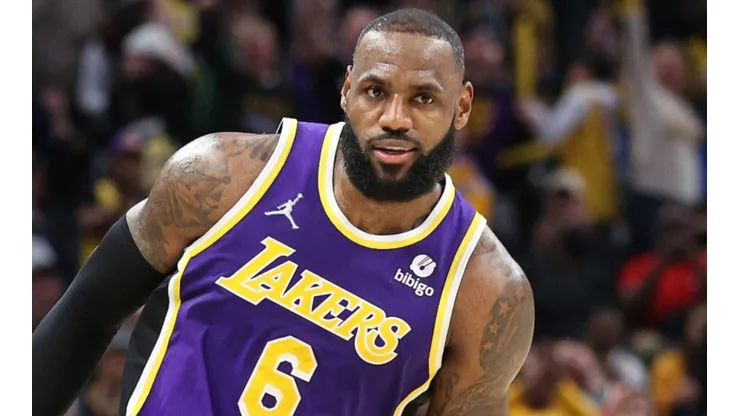 LeBron James of the Los Angeles Lakers.