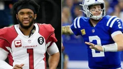 Quarterback Kyler Murray of Arizona and Quarterback Carson Wentz of Indianapolis Colts
