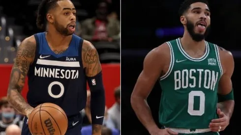 D'Angelo Russell (left) and Jayson Tatum (right)