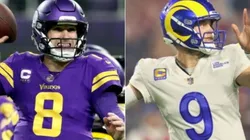 Kirk Cousins and Christian Petersen quarterbacks of Vikings and Rems