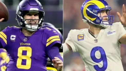 Kirk Cousins and Christian Petersen quarterbacks of Vikings and Rems