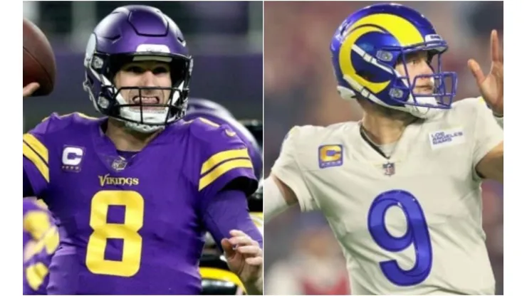 Kirk Cousins and Christian Petersen quarterbacks of Vikings and Rems