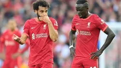 Mohamed Salah (left) and Sadio Mane (right) of Liverpool