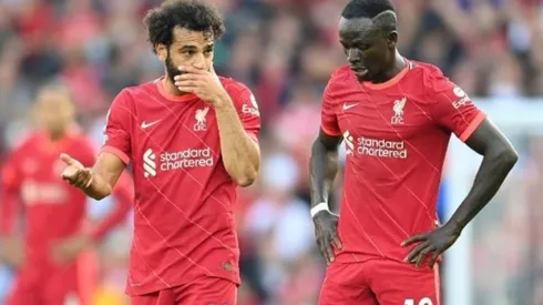 Mohamed Salah (left) and Sadio Mane (right) of Liverpool