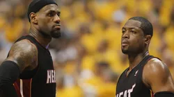 Dwyane Wade (R) and LeBron James during their time at the Miami Heat.