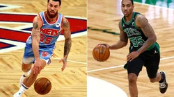 Mike James (left) & Jeff Teague