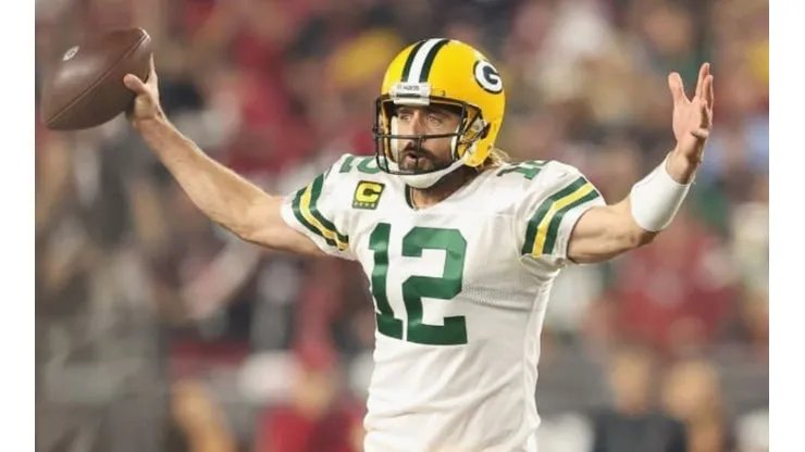 Green Bay Packers quarterback Aaron Rodgers.
