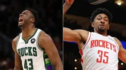 Antetokounmpo and Wood, leaders in points and rebounds of Bucks and Rockets