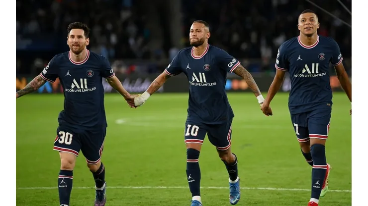 Lionel Messi, Kylian Mbappe, and Neymar
