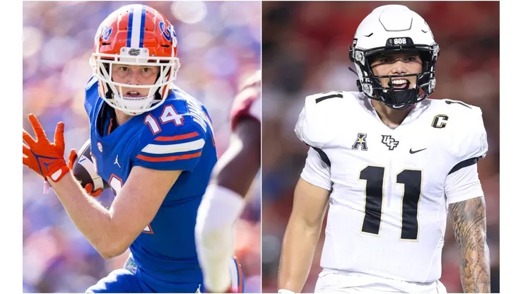 Trent Whittemore of Florida (left) and Dillon Gabriel of UCF (right)
