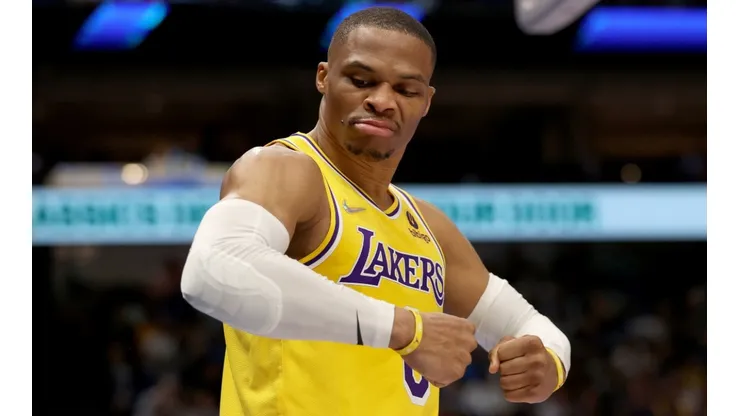Russell Westbrook in action for the Lakers.