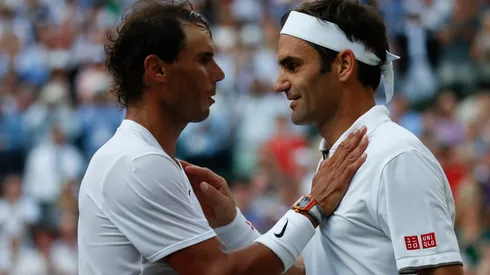 Rafael Nadal and Roger Federer