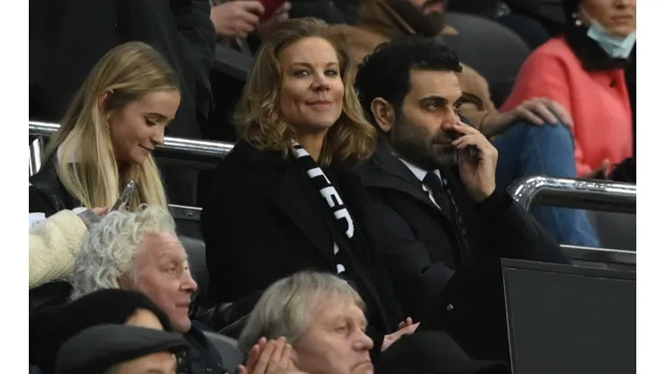 Newcastle owners during a Premier League game