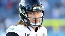 Quarterback Trevor Lawrence of Jacksonville Jaguars at the game vs Titans on December 12