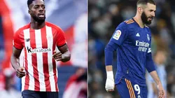 Iñaki Williams and Karim Benzema, top scorers for Athletic and Real Madrid