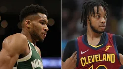 Giannis Antetokounmpo (Milwaukee) and Darius Garland (Cavaliers)