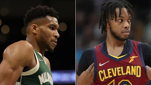 Giannis Antetokounmpo (Milwaukee) and Darius Garland (Cavaliers)