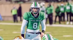 Quarterback Grant Wells of Marshall