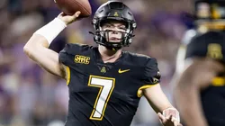Quarterback Chase Brice of Appalachian State Mountaineers