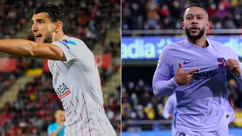 Rafa Mir and Memphis Depay, top scorers for Seville and Barcelona