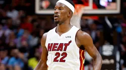 immy Butler of Miami Heat dribbles up the court against the Memphis Grizzlies