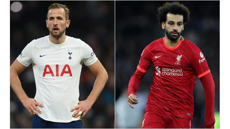 Harry Kane and Mohamed Salah, two of the top players from Liverpool and Tottenham