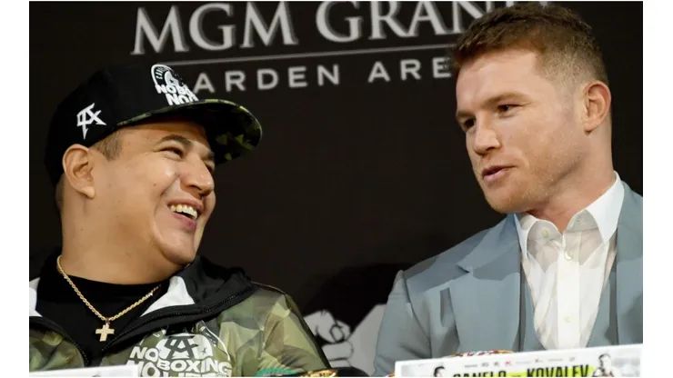 Canelo Alvarez and his manager Eddy Reynoso, Boxing