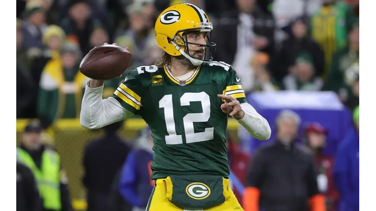 Green Bay Packers quarterback Aaron Rodgers.