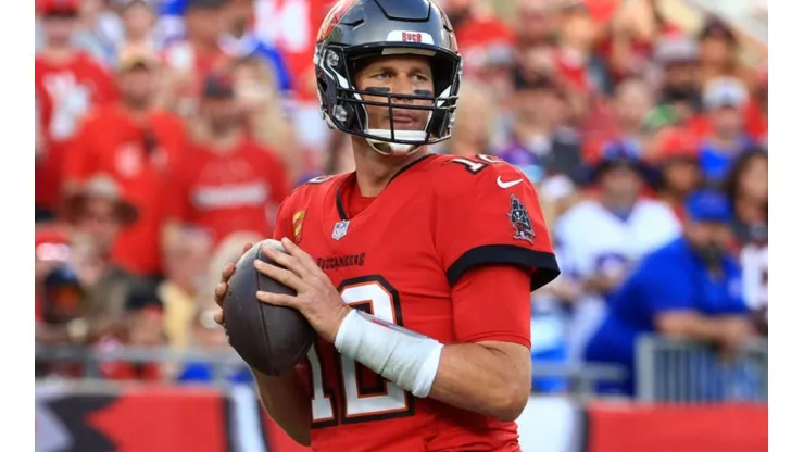 Quarterback Tom Brady at the game vs Buffalo Bills on December 12