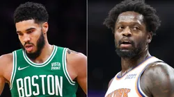 Jayson Tatum and Julius Randle, leaders in points and rebounds in the Celtics and Knicks
