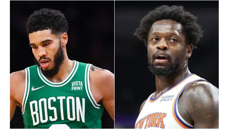 Jayson Tatum and Julius Randle, leaders in points and rebounds in the Celtics and Knicks