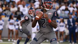 Quarterback Shedeur Sanders of Jackson State Tigers
